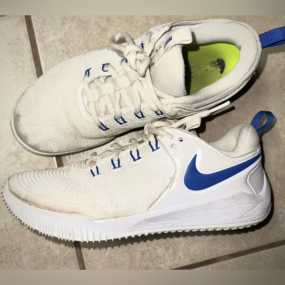 Nike Zoom Hyperace 2 White/Royal Women's Volleyball Shoes